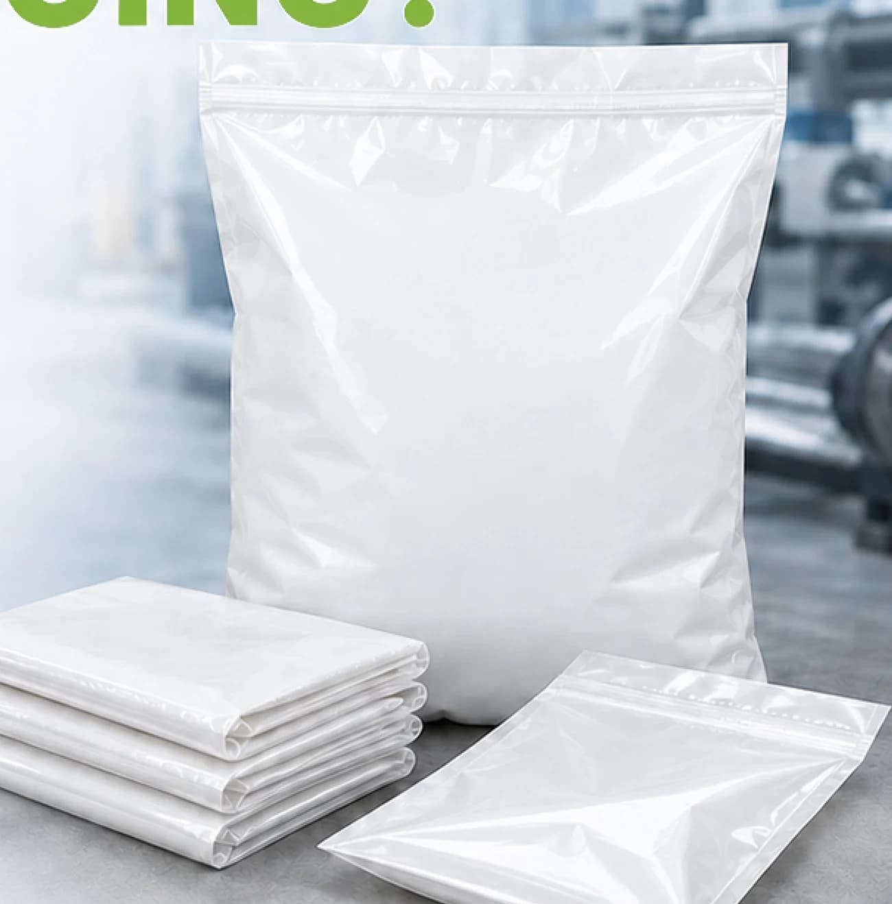 LLDPE bags produced at MGM Packaging, Barotiwala